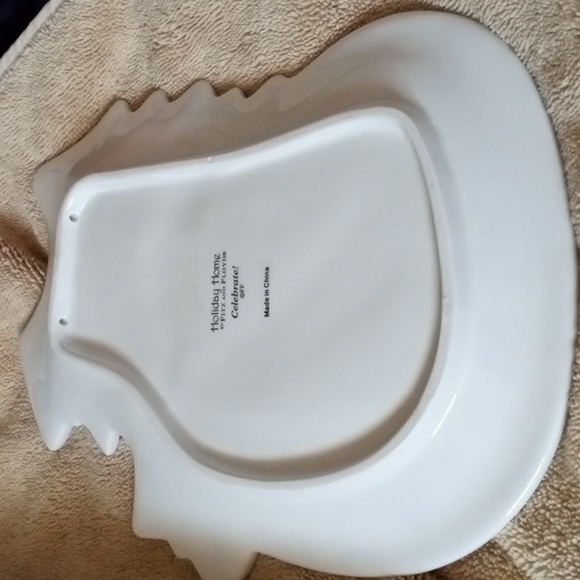 Fitz and Floyd Snowman plate - Picture 2 of 7